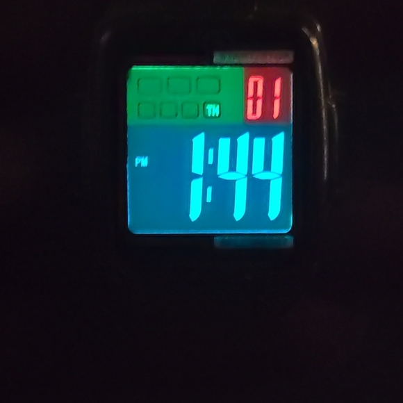 Mens Rare Unique Vintage Aspen Niteglo Digital Watch Gold Tone New Battery - Picture 11 of 11